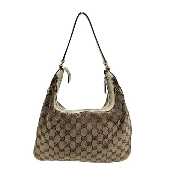 Gucci GG Monogram Medium Charmy Hobo*Tan*Pre-loved - Picture 1 of 15